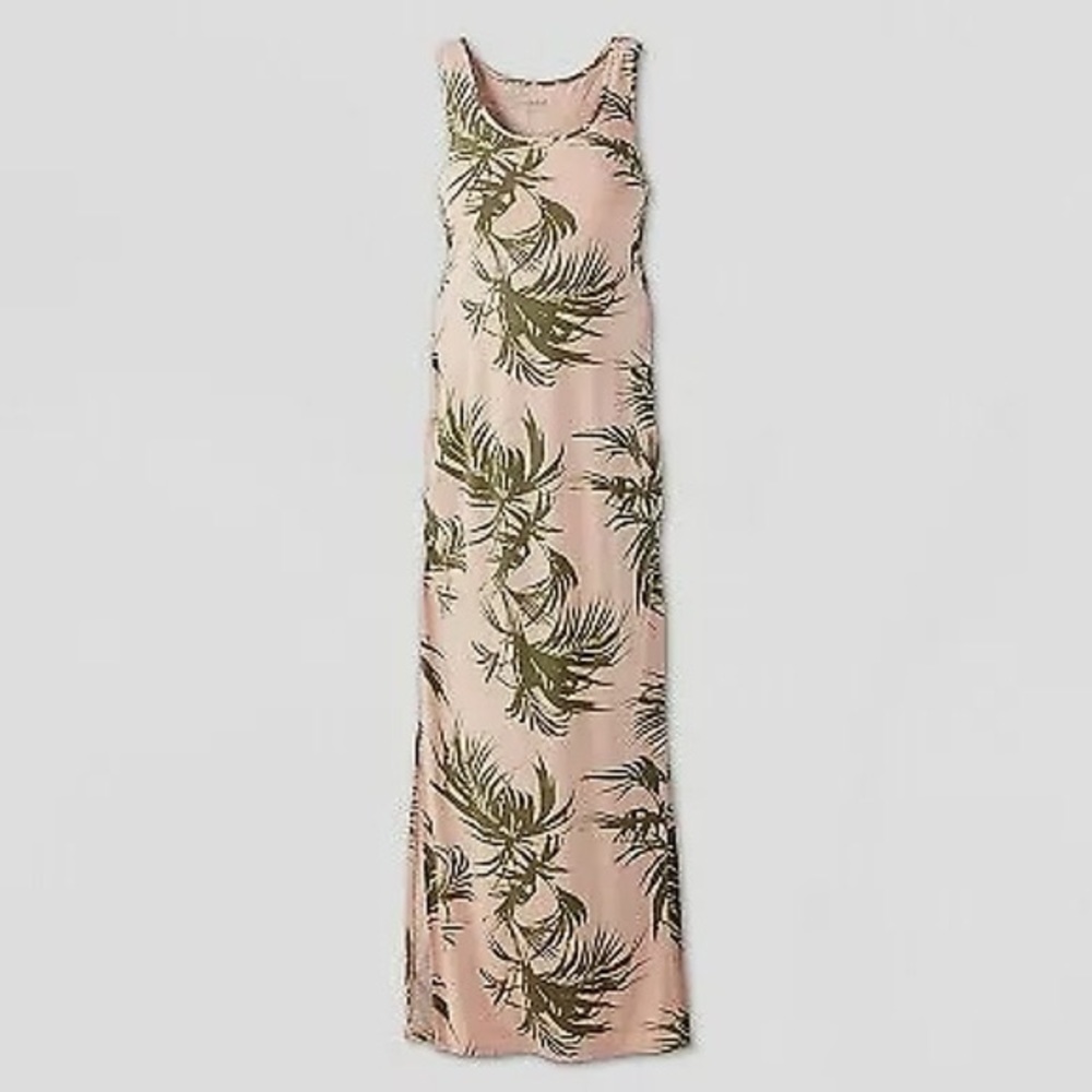 Tropical maternity maxi dress from target